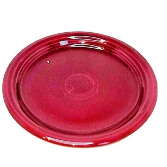 Fiestaware Fiesta CERAMIC Salad Plate Dish CONTAINER Claret 7.25 INCH - Picture 8 of 9